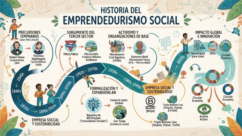El Motor del Cambio: Una Perspectiva Histórica del Emprendedurismo Social