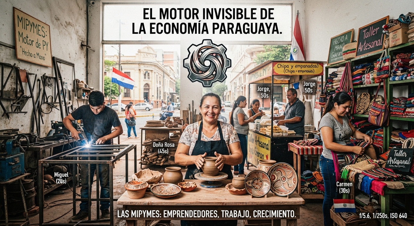 El motor invisible de la economía paraguaya: el laberinto de las Mipymes hacia la formalización.